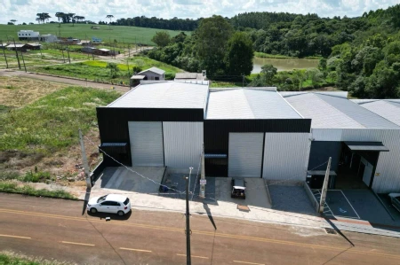 Barracão para alugar com 226m² no Jardins Mezzomo em Guatambú - Foto 1