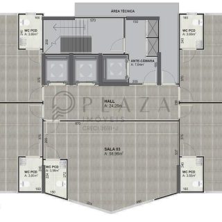 Sala Comercial à venda com 60m² no Centro em Chapecó - Foto 2